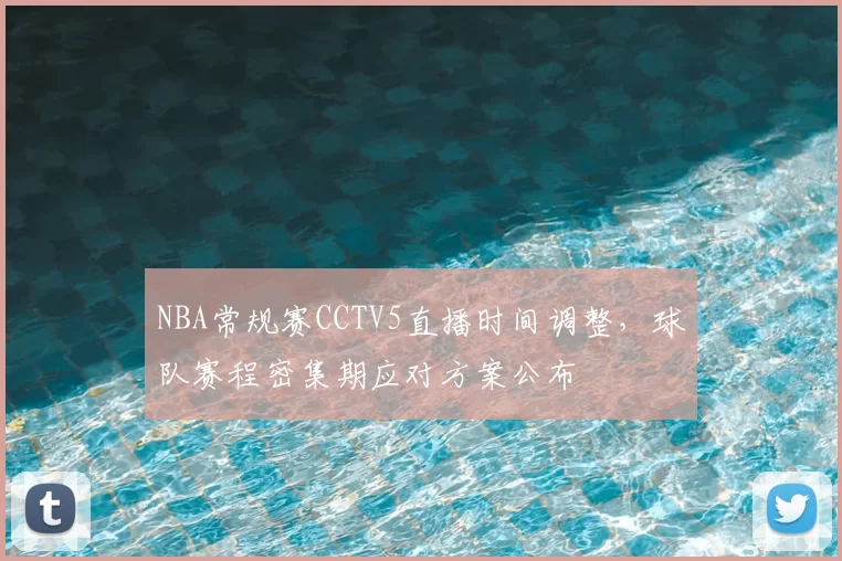 NBA常规赛CCTV5直播时间调整,球队赛程密集期应对方案公布